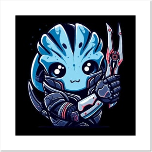 Garrus Vakarian Posters and Art